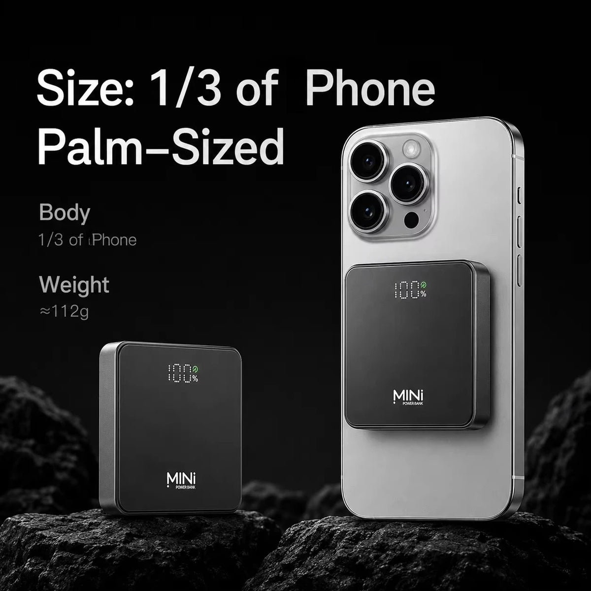 Mini 3-In-1 Powerbank For Magnetic Wireless Power Banks Portable Fast Charging External For iPhone 17 iWatch Carregador Portátil