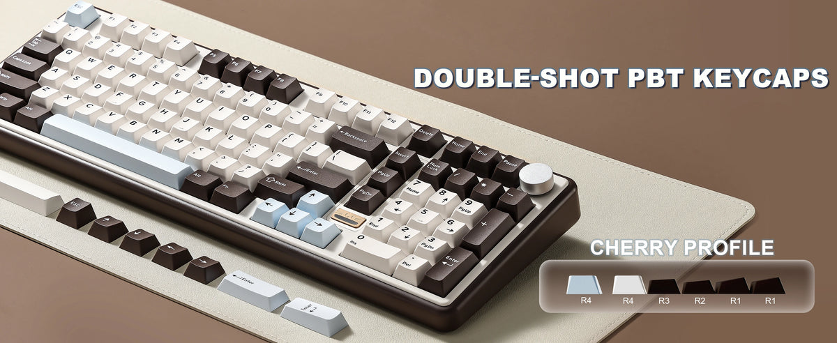 YUNZII B98 PRO QMK/VIA Wireless Mechanical Keyboard, 96% Layout Custom Gaming Keyboard, Hot-Swap Gasket RGB Keyboard for Win/Mac