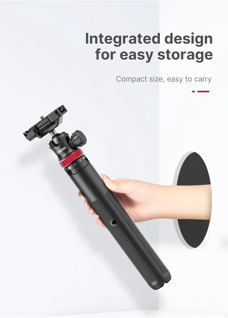 Ulanzi MT-44 1.46M Extend Selfie Stick Tripods Tripod With Phone Clamp For Cameras Cellphone Samsung iPhone Huawei Xiaomi Stand