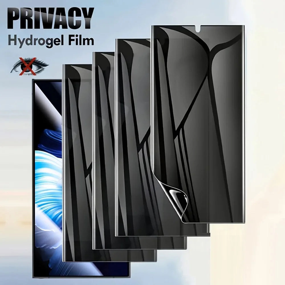3Pcs Privacy Hydrogel Film For Samsung Galaxy S23 S22 S10 Plus S20 S21 FE S25 Edge Anti-spy Screen Protector Note 10Plus 20UItra