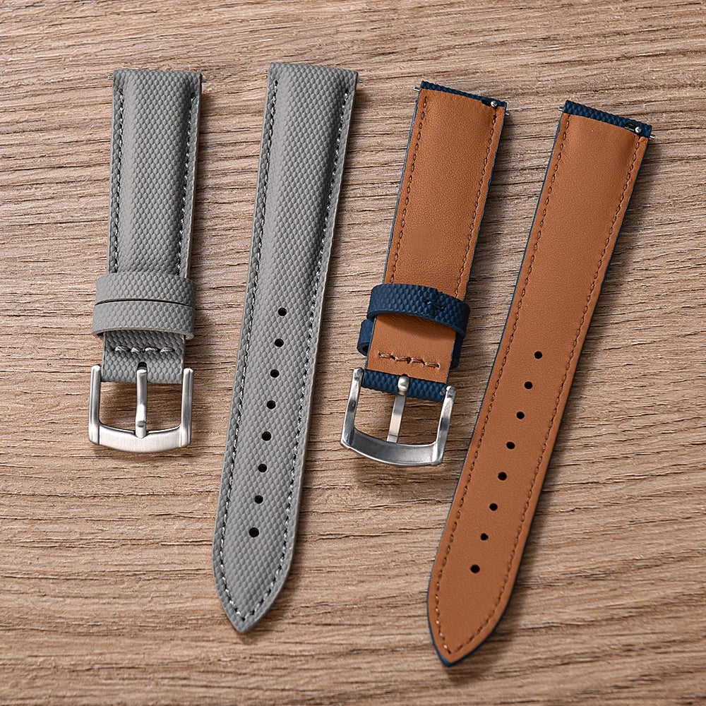 New Coated Sailcloth Strap 18/19/20/22mm Sport Fabric Waterproof WristBand Universal Accessories For Smart Watch Huawei/Samsung