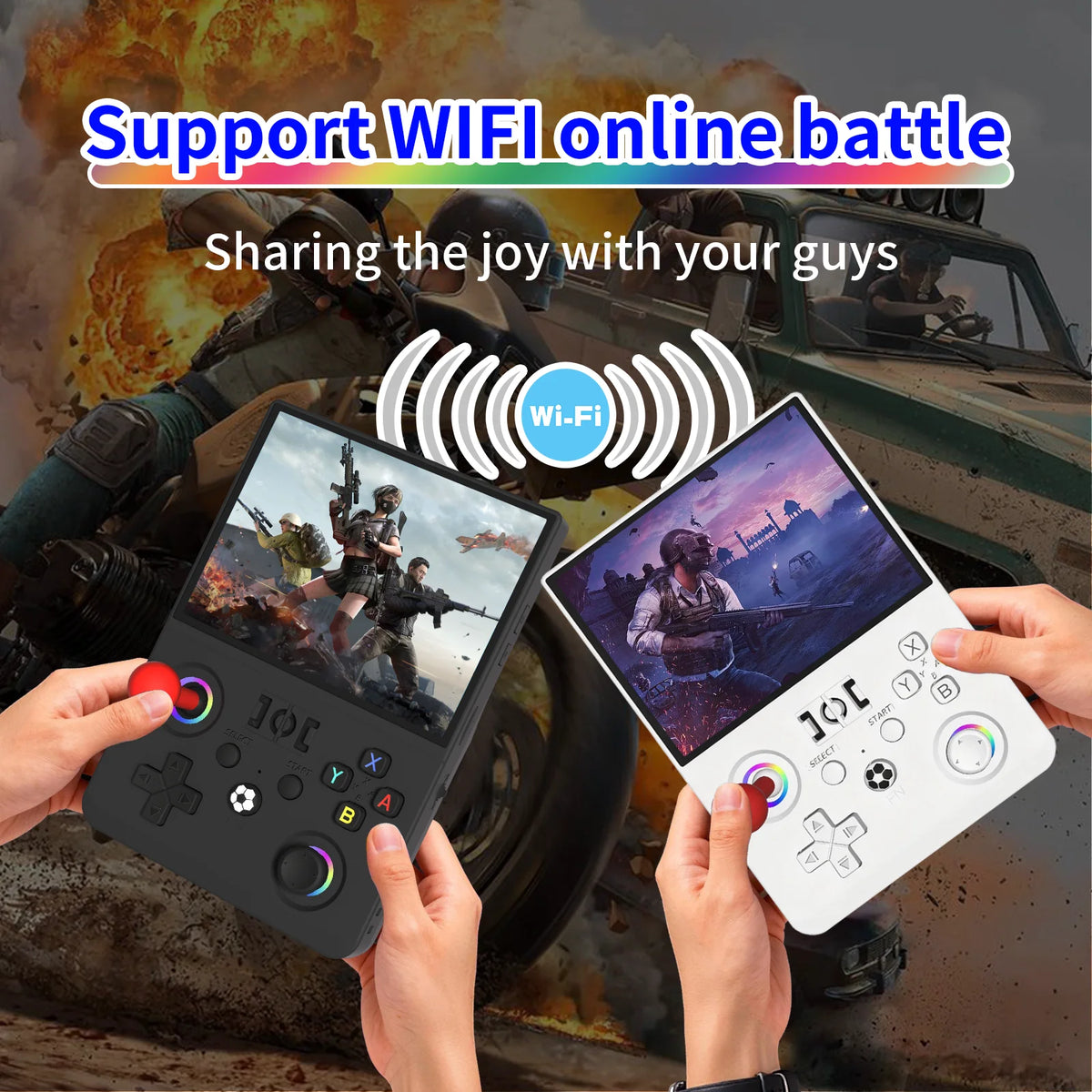 MAXⅡ 2026 Newest 4.5 Inch Retro Handheld Game Console 1024x768 IPS HD Screen Portable Open Source Linux System with 2*Joys