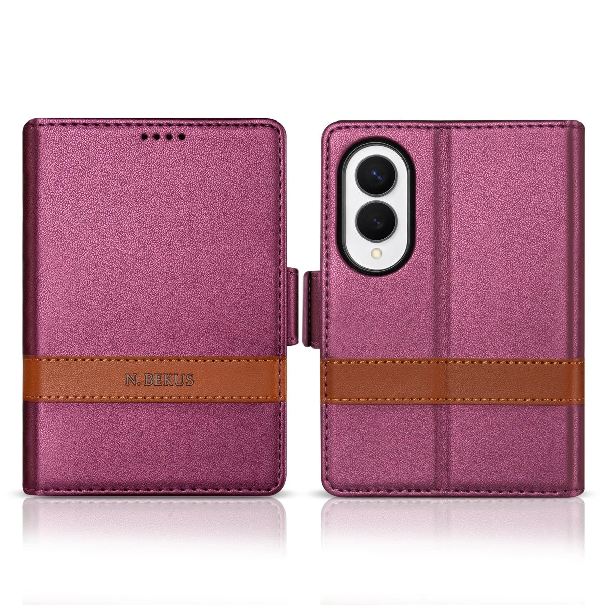 Business Luxury Leather RFID Wallet Card Solt Phone Case for Samsung Galaxy Z Fold8 Ultra Fold 4 5 6 7 8 Flip Protective Cover