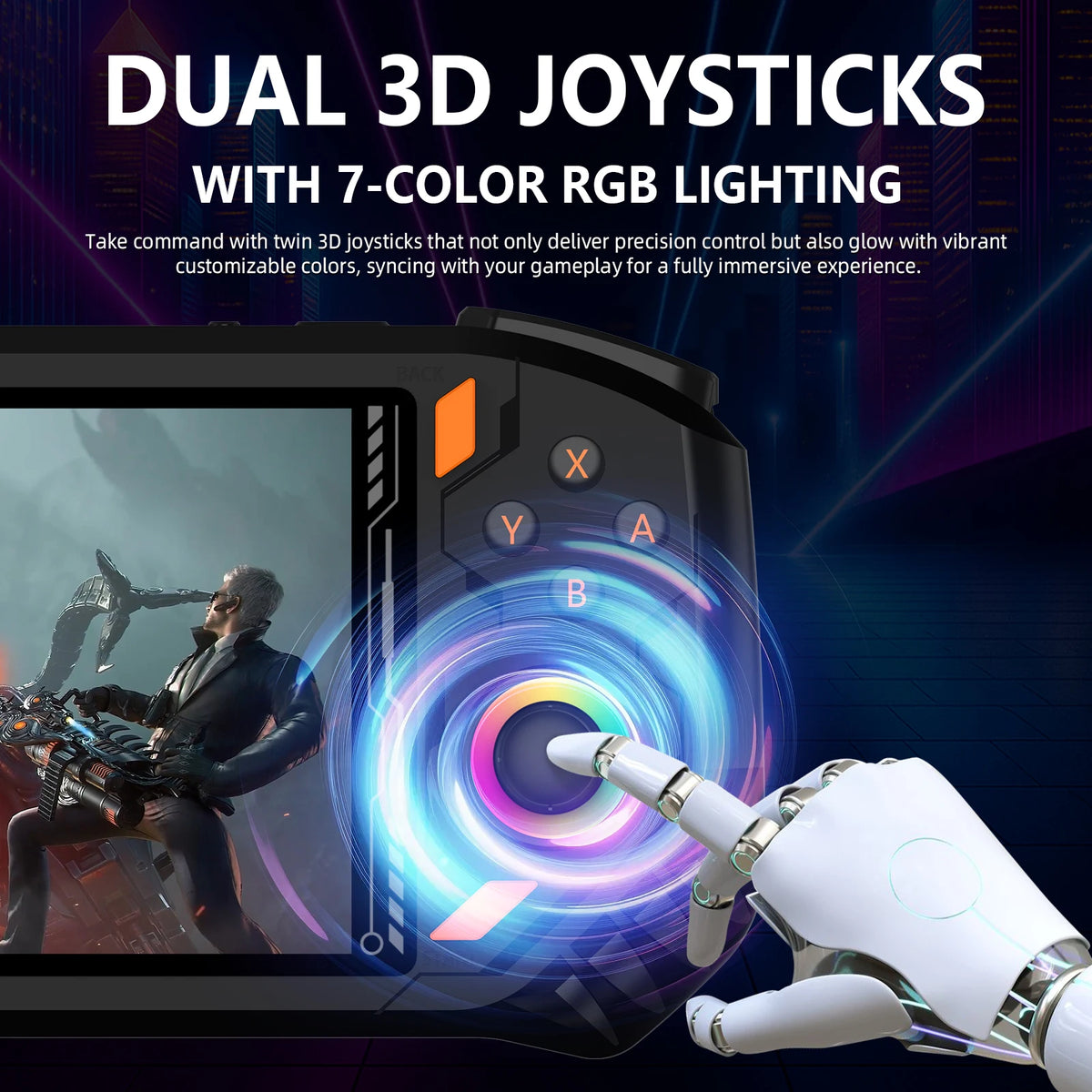 AISLPC RG52 MINI Handheld Game Console Dual System 2.4G WIFI 5.5" IPS Screen 30+ Emulator Potable Retro Games Console Pocket