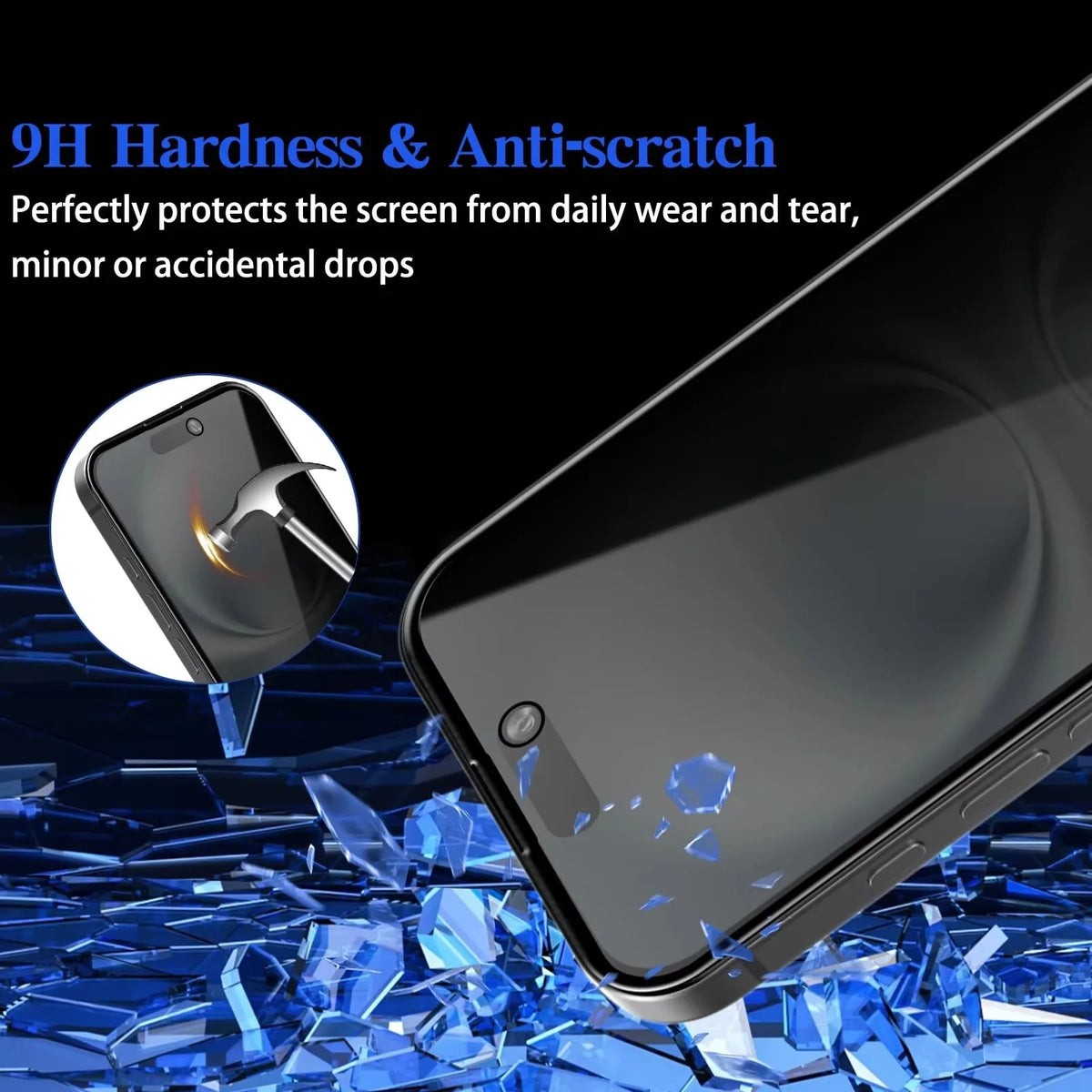1-3 PCS Anti Scratch Privacy Temered Glass For iPhone 18 17 16 Pro Max 17 16 15 14 13 Pro 16 15 14 Puls 17e 16e Screen Protector
