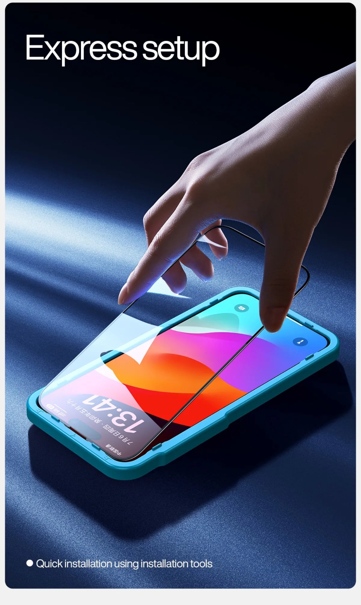 SmartDevil Full Cover Tempered Glass for iPhone 18 Pro Max 17ProMax 16Pro Screen Protector for iPhone 18Pro HD Anti-blue Light