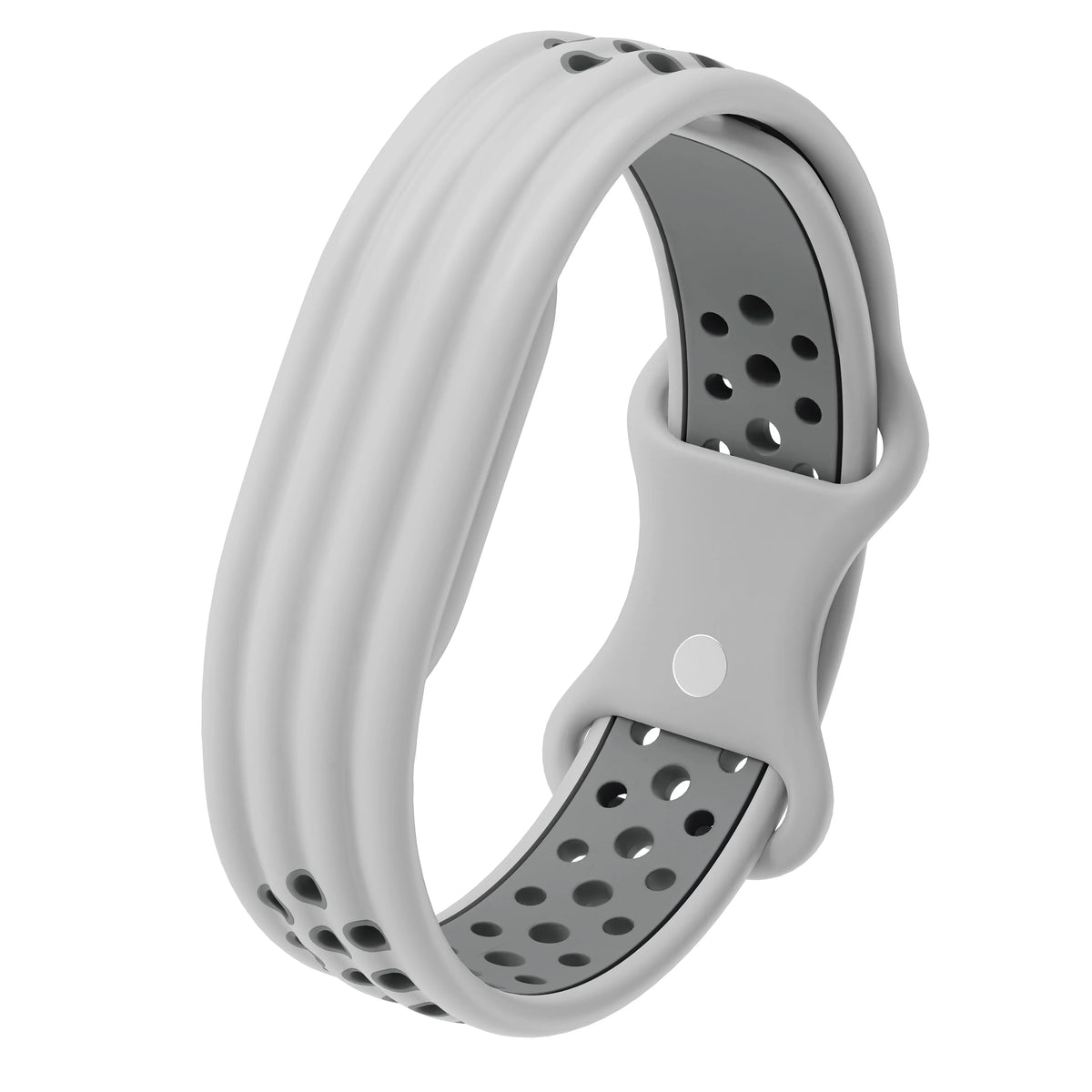 Silicone Loop Sport Watch Strap for Google Fitbit Air Two Tone Bracelet Breathable Band Wristband Correa Replacement Accessories