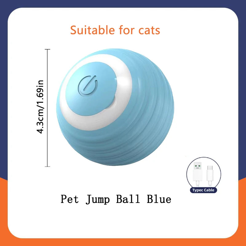 Smart Dog Toys Ball Electronic Interactive Pet Toy Moving Ball USB Automatic Moving Bouncing for Puppy Birthday Gift Cat Product