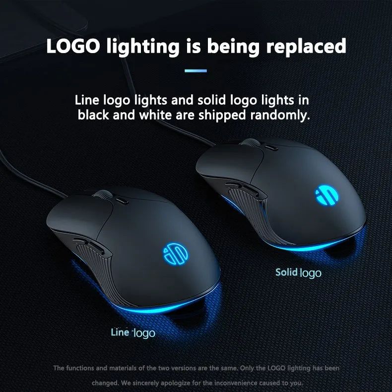 INPHIC B2 USB Wired Mouse Silent Office Gaming Mouse for PC and Laptops