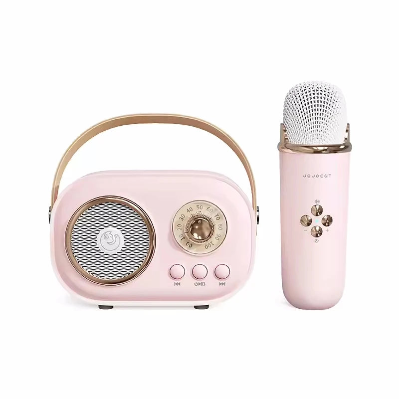 Karaoke Portable Wireless Bluetooth Speaker With Microphone Machine Radio FM Caixa De Som Mini Sound Box Music Small Column Mp3