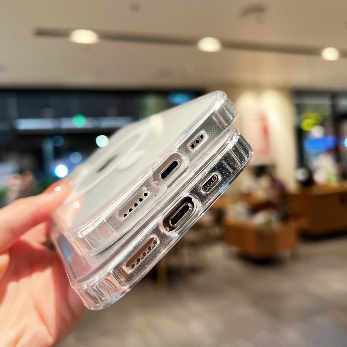 Original Case With box for iPhone 16 15 14 Pro Max 7 8 14 Plus 13 12 Mini 11 X XR XS Magsafe Wireless Charging Clear Cover