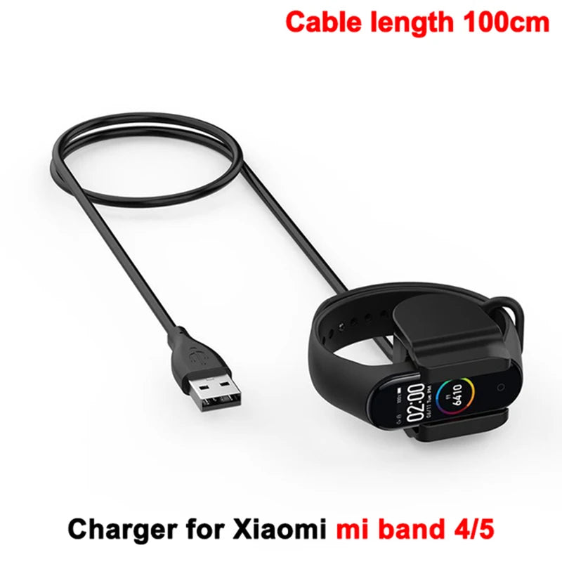 USB Magnetic Charger Wire For Xiaomi Mi Band 7 Pro Smart Watch Charging Cable For Xiaomi 6 5 4 3 2 Portable USB Charger Adapter