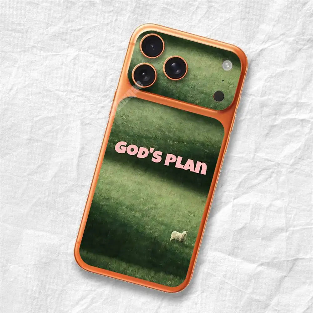 God's Plan Blessing Words Removable UV Film for iPhone 17 Pro 17 ProMax Protective Sticker