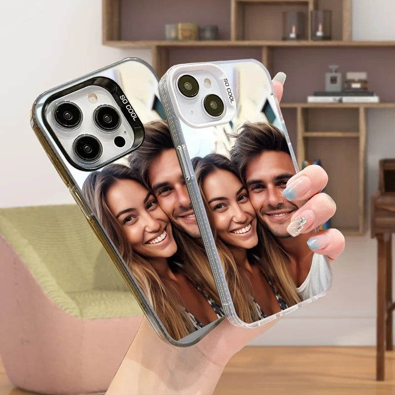 Suitable For iPhone 17 Air 16e 16 15 14 13 12 11 Pro Max Plus Mini IMD Phone Case DIY Photo Customization Shockproof Back Cover