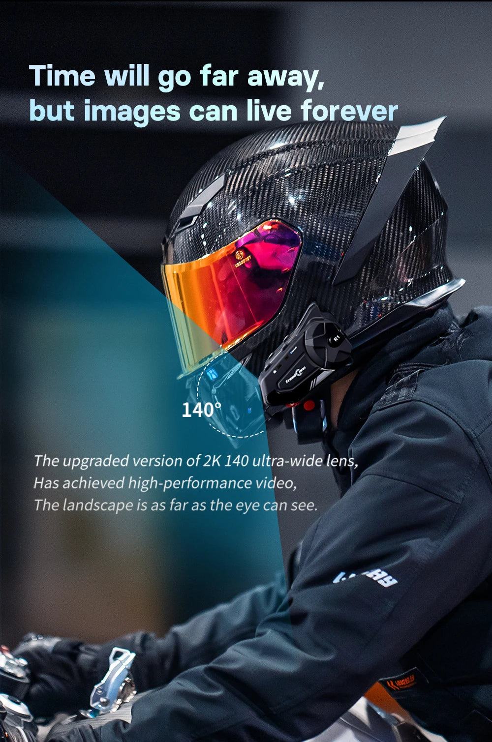 Motorcycle Intercom Helmet Bluetooth Headset Group Speaker Headphone WiFi App Freedconn R1Pro Motorbike Dash Cam Moto Auto Dvr
