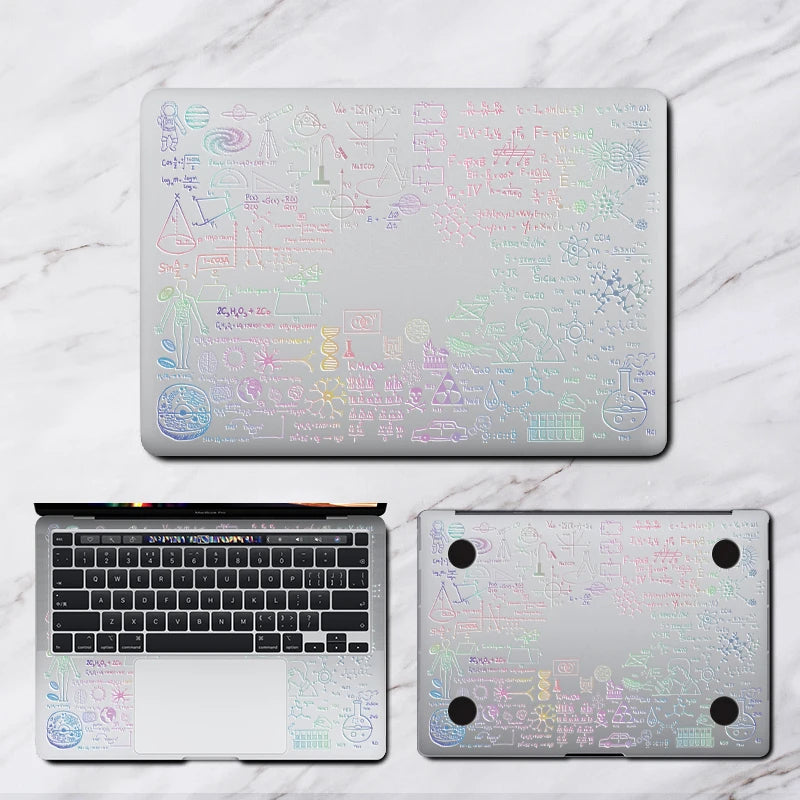 Laptop Skin Sticker for Macbook 13.3 inch Air Pro 2020 UA Print PET Protective Decal Sticker A2337 A2338 Anti-Scratch Waterproof