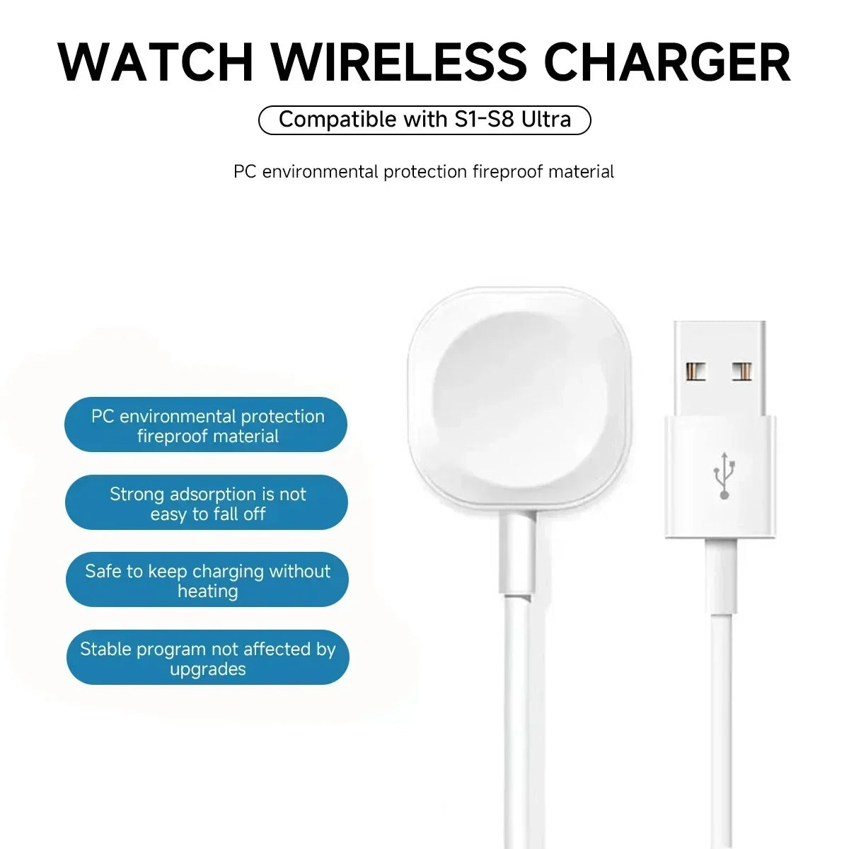 Magnetic Wireless Charger for Apple Watch Series 11 10 9 Fast Charging Cable Accessories for IWatch Ultra 3/2 Series 8 7 6 5 SE3