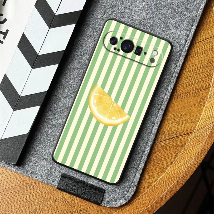 Funda Phone Cover Case for Google Pixel 10A 9a 6a 10 9 Pro XL 7a 6 7 8 Pro 8a Fashion Fruits
