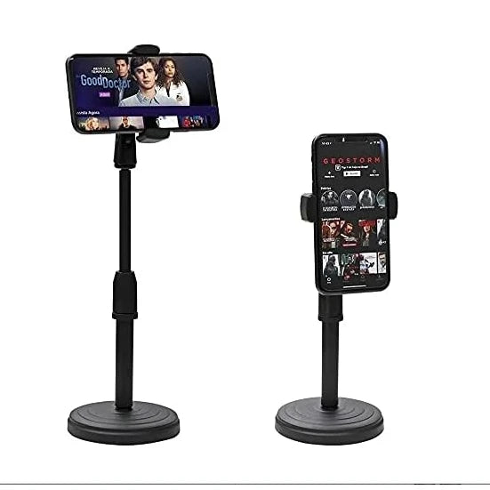 2026 Adjustable Desk Cell Phone Stand Tripod Base with 360° Angle Support New