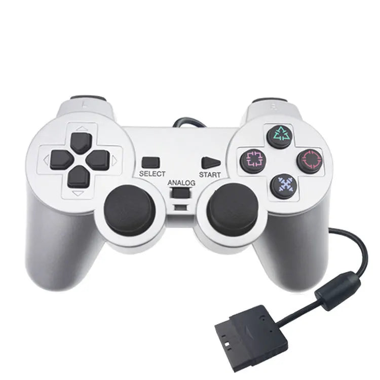 For PS2 Wired Controller For PS2 Gamepad Mando Joystick For Play Station 2 Game Controller Gaming Accessories With Dual Motors