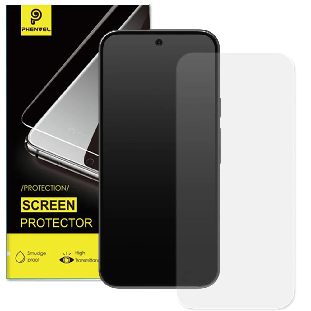 Phenvel Glass For Google Pixel 9 Pro, Pixel 9a, Pixel9, Pixel 9 Pro XL Crystal Tempered Glass Screen Protector Ultrasonic Unlock