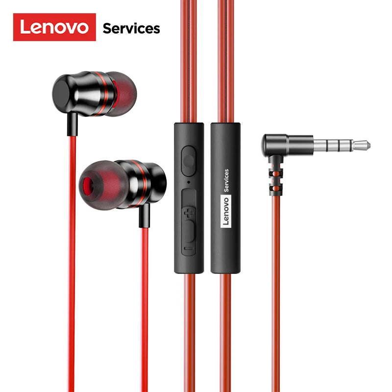 Lenovo YF38 Wired Earphones Type-C/3.5mm Gaming Headphones HiFi-level Dynamic Sound Ultra-low Latency Earbuds W Mic Tangle-Free