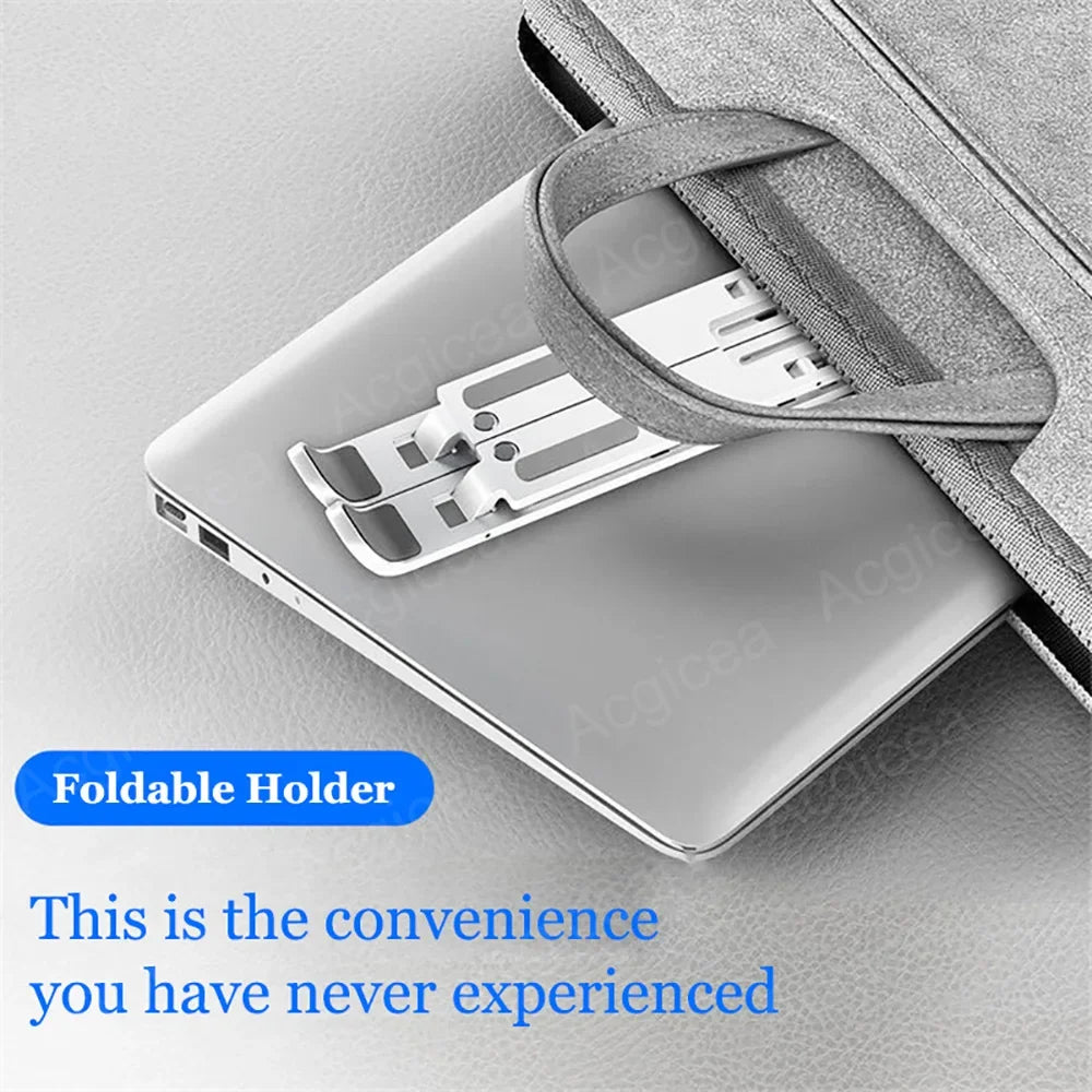 Foldable Laptop Stand 7 Levels ABS Portable Tablet Computer Bracket Universal Pad PC Holder for Macbook Apple Air Pro Lenovo