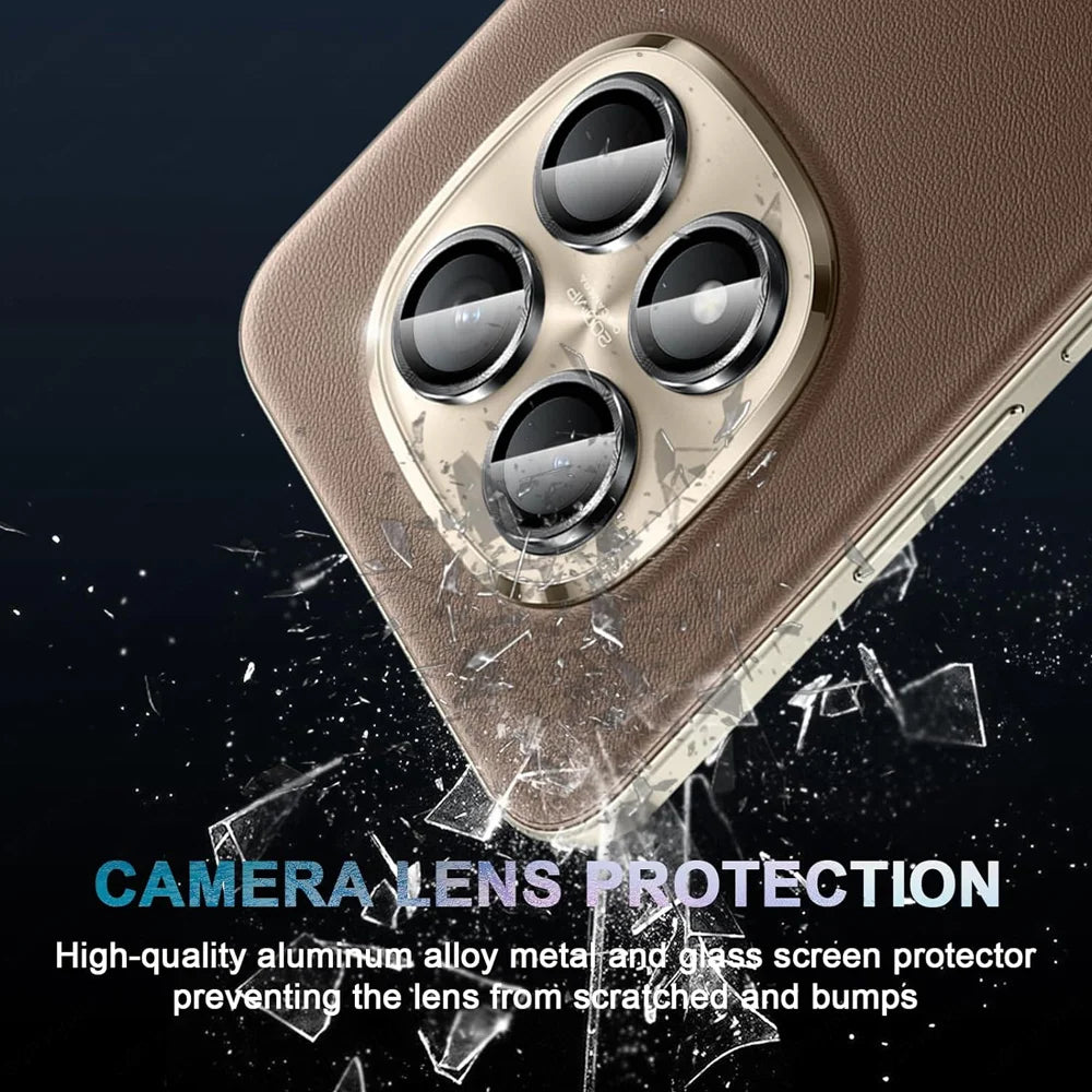Alloy Camera Glass Case For Xiaomi Redmi Note 15Pro 15 17 Pro Max 5G 3D Metal Ring Lens Protector Note15 Pro+ 14Pro Plus 14 4G