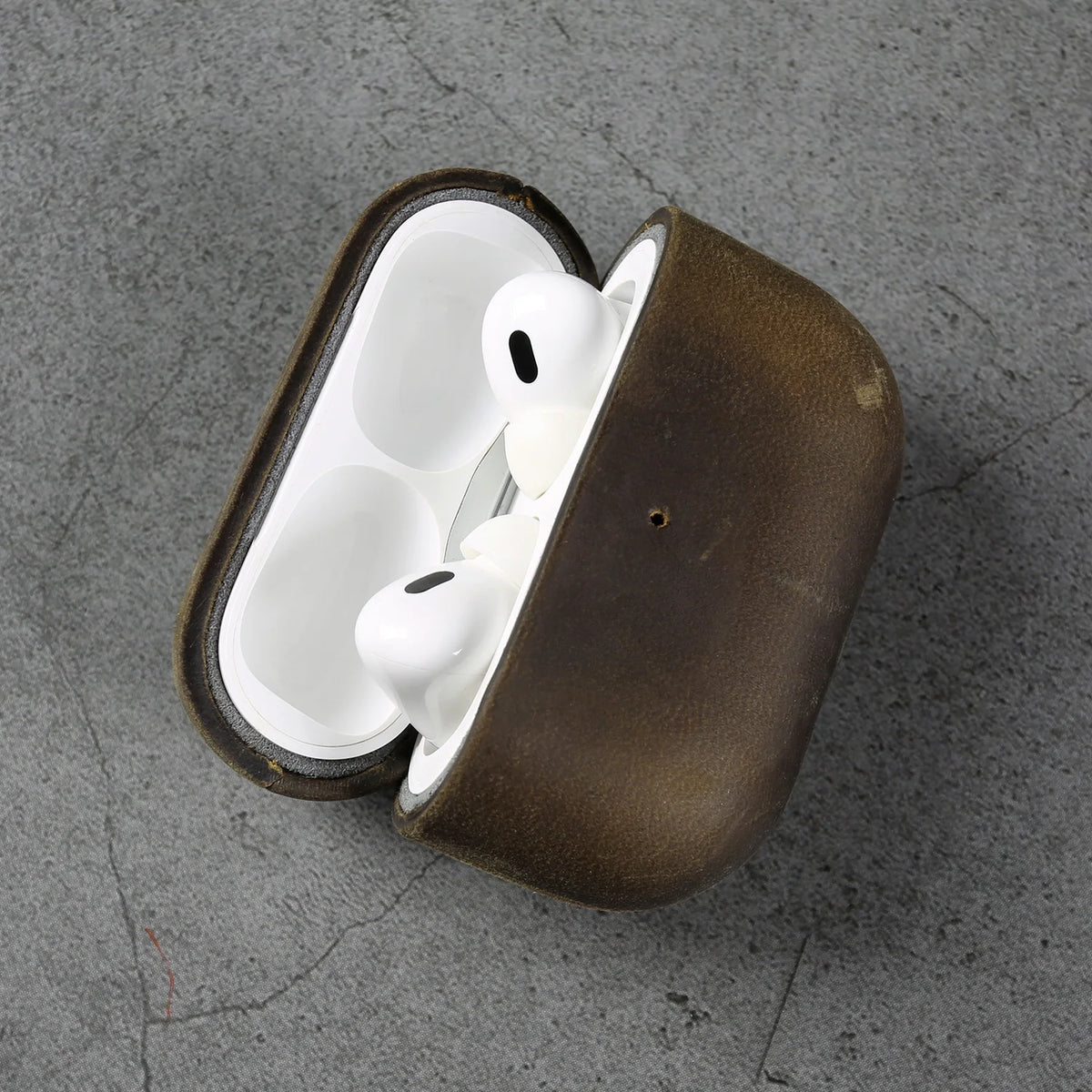 Vintage Crazy Horse Leather Case For Airpods Pro 2 Cases Airpods5 4 3 Wireless Bluetooth Headphone Earphone Box Protective Cover