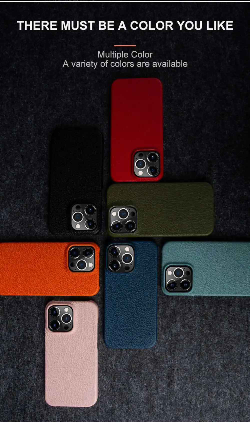 For Iphone 14 Pro Max Case Luxury Genuine Leather Cover Business Phone Cases Back Cover for Iphone 13 18Pro 15 12 XR XSMax Coque