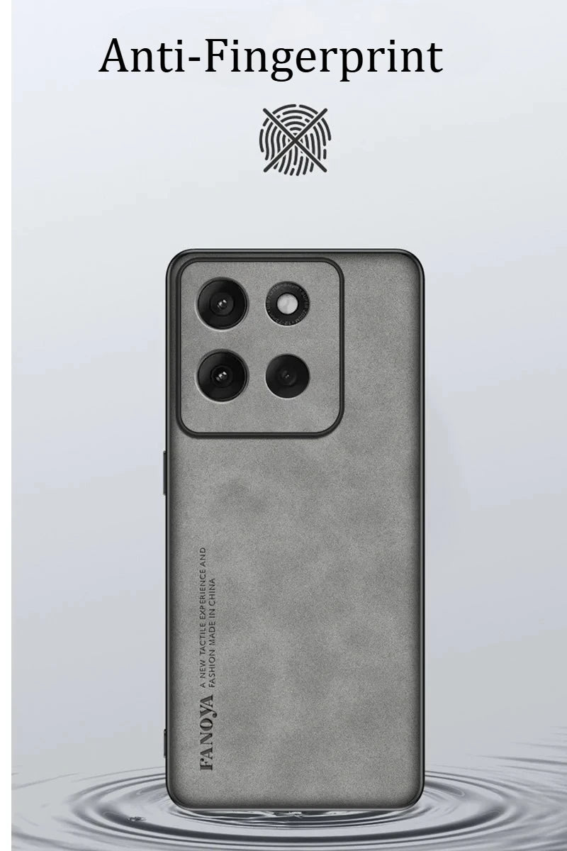 EUCAGR For Motorola Moto G56 G67Power G77 Sheepskin PU Leather Shockproof Silicone Phone Cases For Moto G06 G86 Back Cover Coque