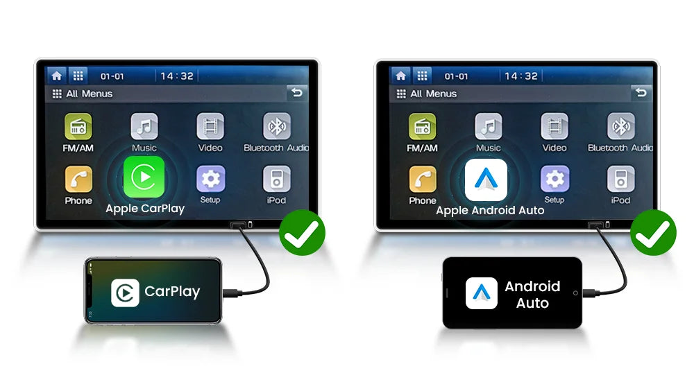 CarlinKit LiteS Android Tv Box Wireless Carplay Android auto Adapter Support Youtube Netfilx IPTV Spotify Car Radios Accessories