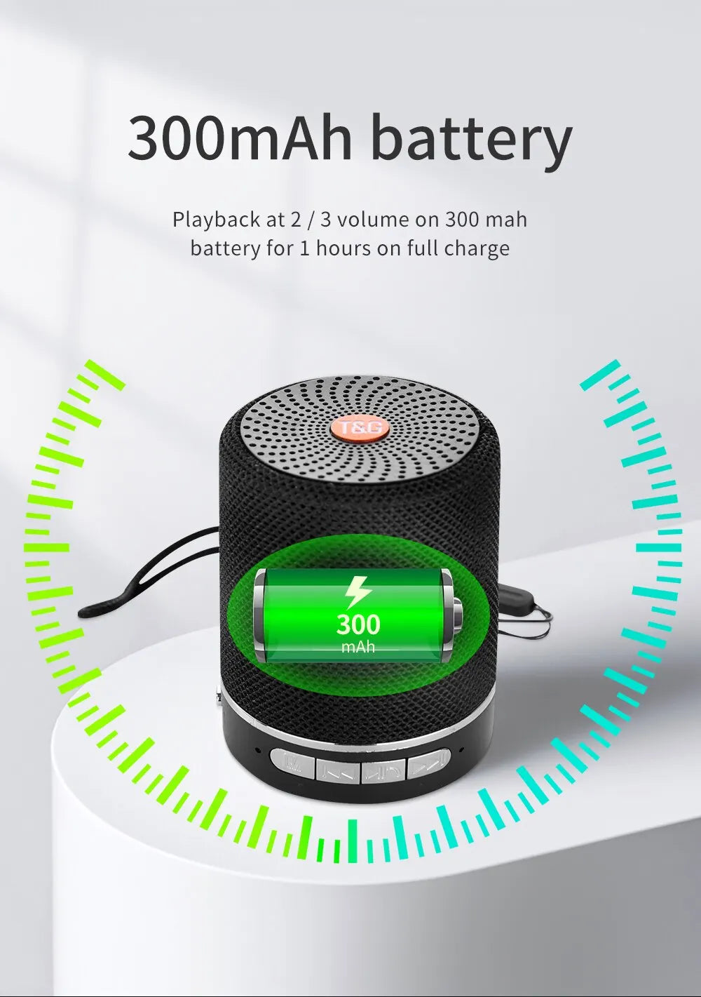 Portable Wireless Mini Subwoofer Bluetooth Speaker Sound Box Music Bass Radio FM Woofer Small Waterproof Caixa De Som Blootooth