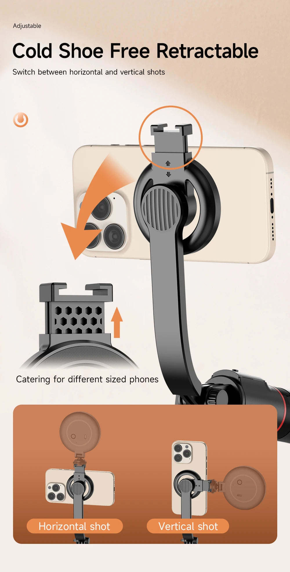 Wireless Selfie Stick Tripod Stand with Magnetic Bluetooth Remote Extendable Tripod for Apple iPhone Live Streaming Video Record