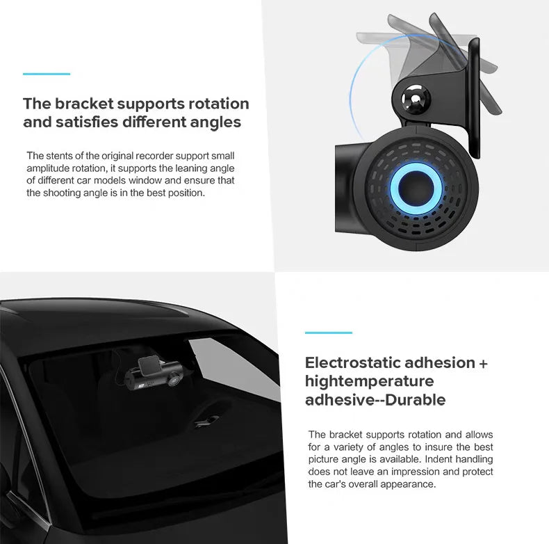 Dashcam for Car Black Box Driving Video Recorders 4K/2K WiFi Mini Front Camera Dash Cam 24H Parking Monitor Car Recording Camera
