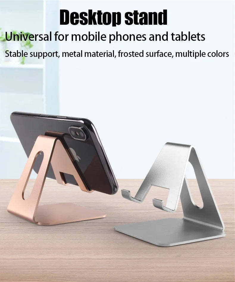 Universal Lazy Tablet Bracket Desktop Metal Mobile Phone Stand for All Smartphone iPhone Xiaomi Samung Galaxy Tab Live Mount