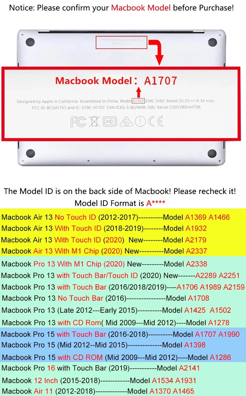 Laptop Skin Sticker for Macbook 13.3 inch Air Pro 2020 UA Print PET Protective Decal Sticker A2337 A2338 Anti-Scratch Waterproof