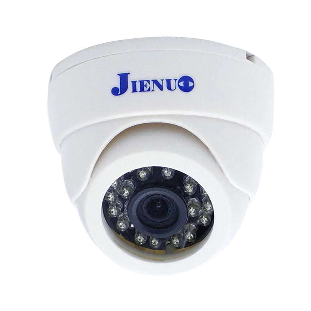 JIENUO 4K CCTV AHD 1080p Camera White Dome Security Infrared Night Vision 5MP TVI CVI 2mp Video Home Front Rear View Cam System