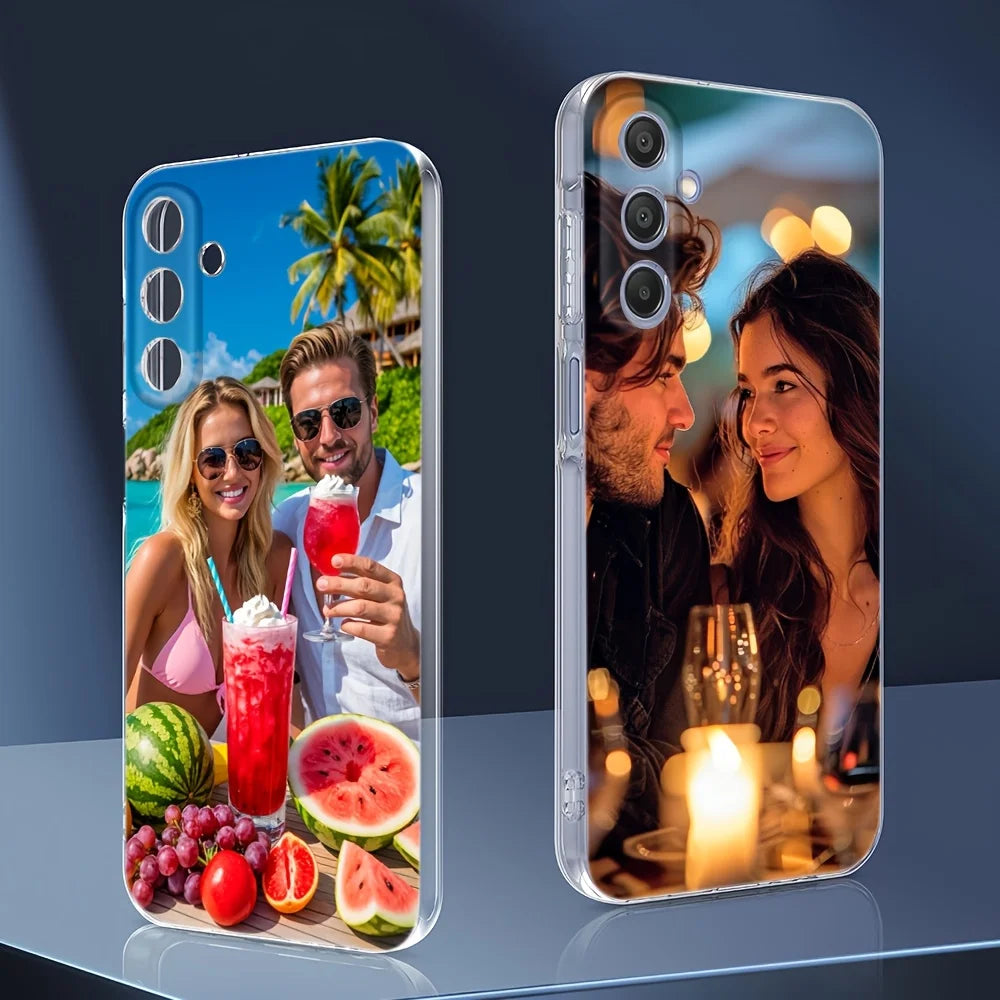 DIY Private Picture Soft Phone Case For Samsung Galaxy A02 A02S A12 A22 A32 A42 A52 A72 A82 A03 A03S A13 A23 A53 A73 4G 5G