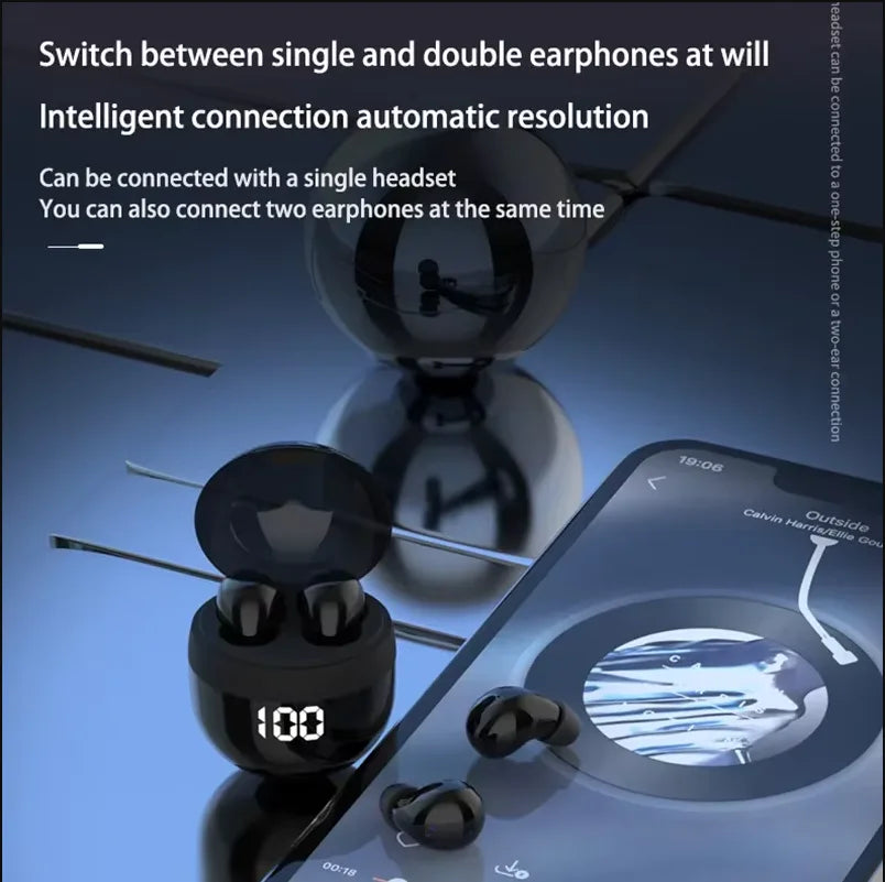 SK18 TWS Waterproof Binaural Stereo Wireless Earphones, Sports Life Earphones, Gaming Earphones