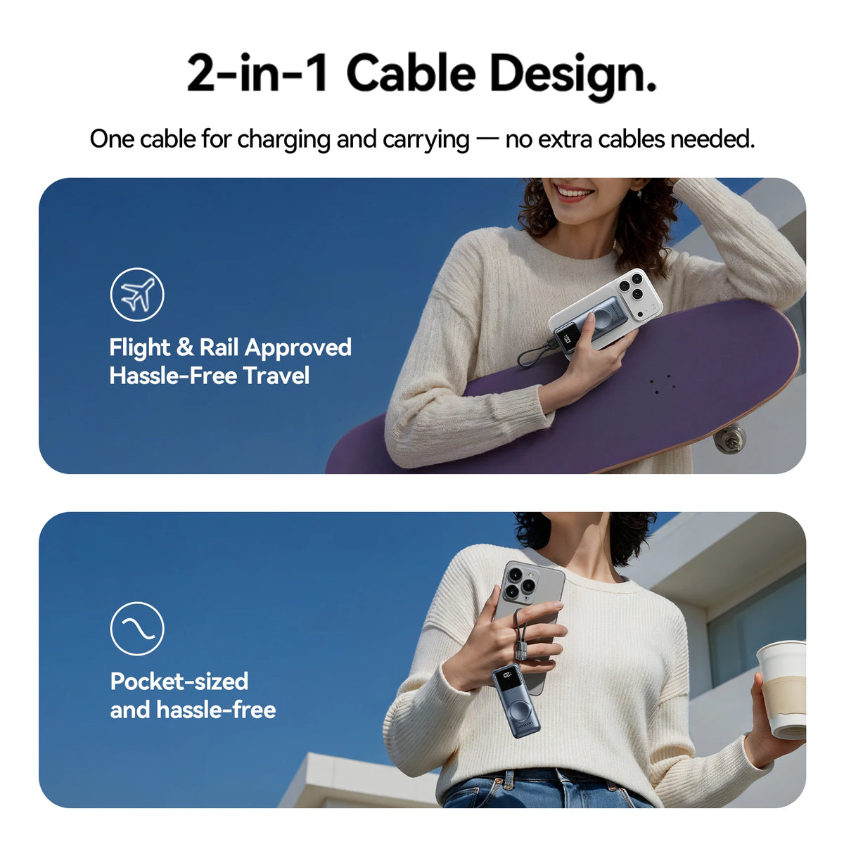 Vention 10000mAh Mini Power Bank 22.5W Fast Charging for iPhone 18 17 Magnetic Wireless Charger for Apple Watch Series 12 11