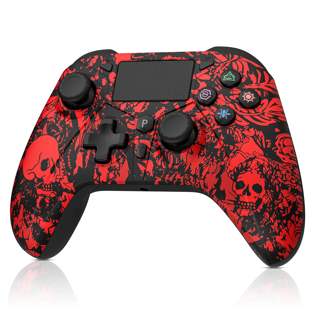 Wireless Controller for PlayStation 4/PS4 Pro/Slim/PS3/PC/IOS/Switch Gamepad Turbo Dual Shock Vibration 6Axis Gyro Game Joystick