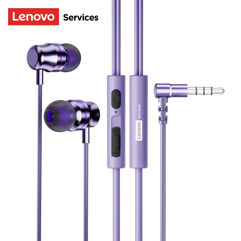 Lenovo YF38 Wired Earphones Type-C/3.5mm Gaming Headphones HiFi-level Dynamic Sound Ultra-low Latency Earbuds W Mic Tangle-Free