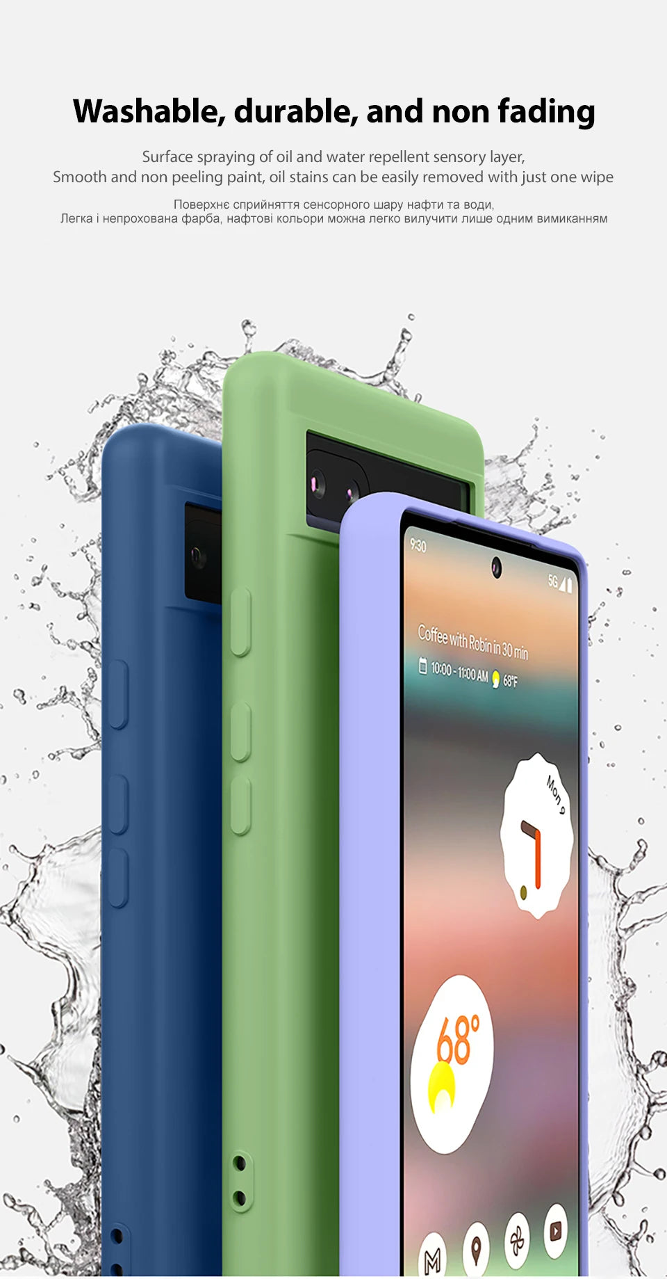 Luxury Original Liquid Silicone Cases for Google Pixel 9 8 6 7 Pro XL Shockproof Case for Google Pixel 8A 7A 6A Soft Phone Cover