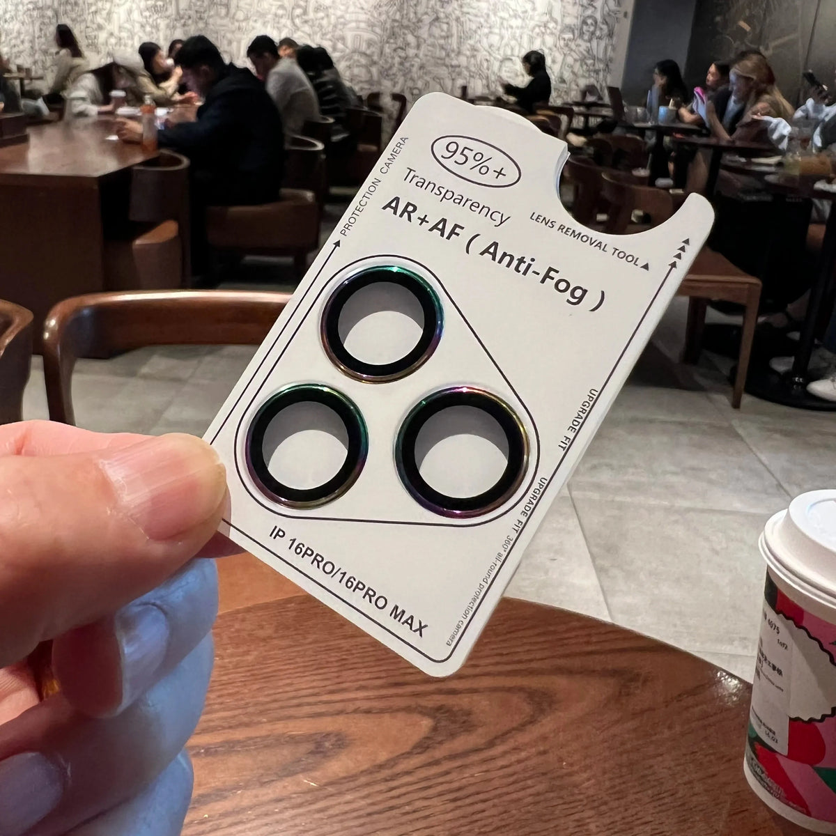 Snap-On AR HD Tempered Glass Camera Lens Film Primarily Fit iPhone 18 Pro Max Compatible with iPhone 17-13 Series W/ Pry Notch