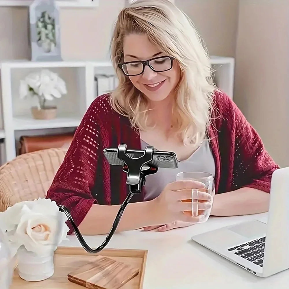 Multifunction Lazy Holder Adjustable Long Arm Universal Mobile Phone Holder Long Arm Cellphone Clip Home Bed Desktop Mount Phone
