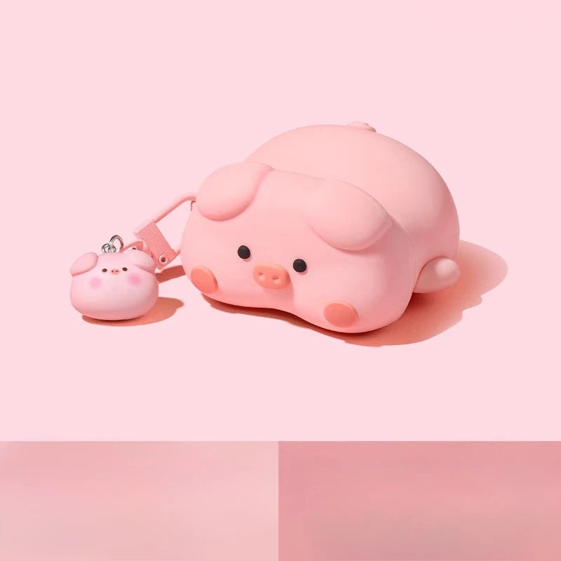 2025 Cute Kawaii 3D Pig Cover For AirPods 4 Case Cartoon Cute Earphone Case For AirPods Pro 2 3 Charging Cover Piggy Soft Case