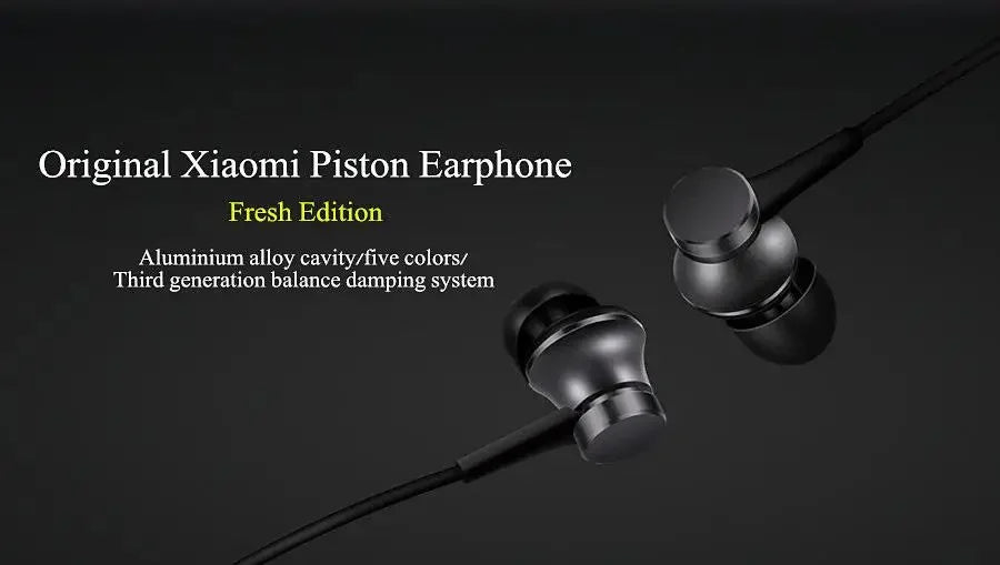Original Xiaomi Earphone Wired 3.5MM In-ear Sport Music Headphone with Mic HiFi Gaming Headset For Redmi POCO Huawei Samsung