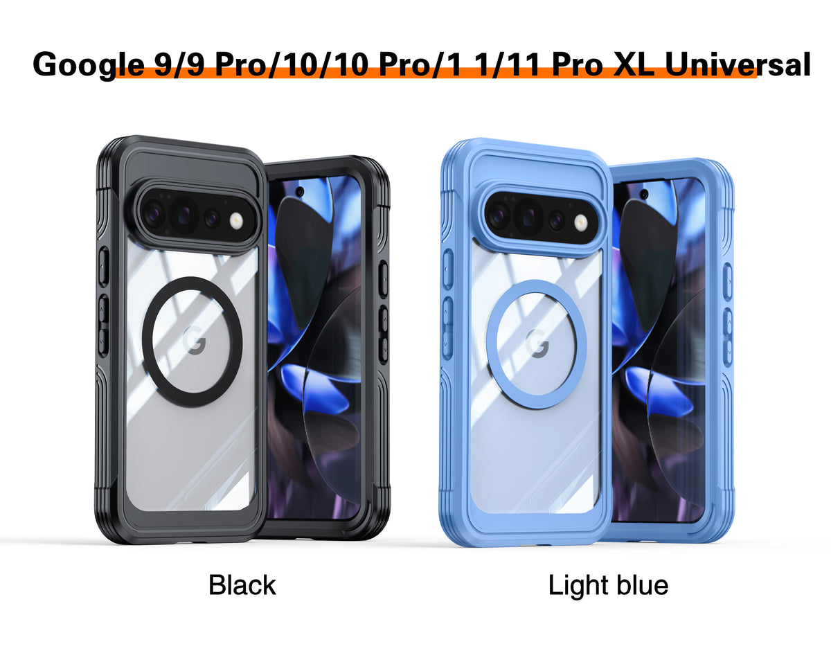 9H Tempered Glass Magnetic Phone Case, Suitable for Google Pixel 11/10/9 PRO XL All Inclusive Phone Protection Case