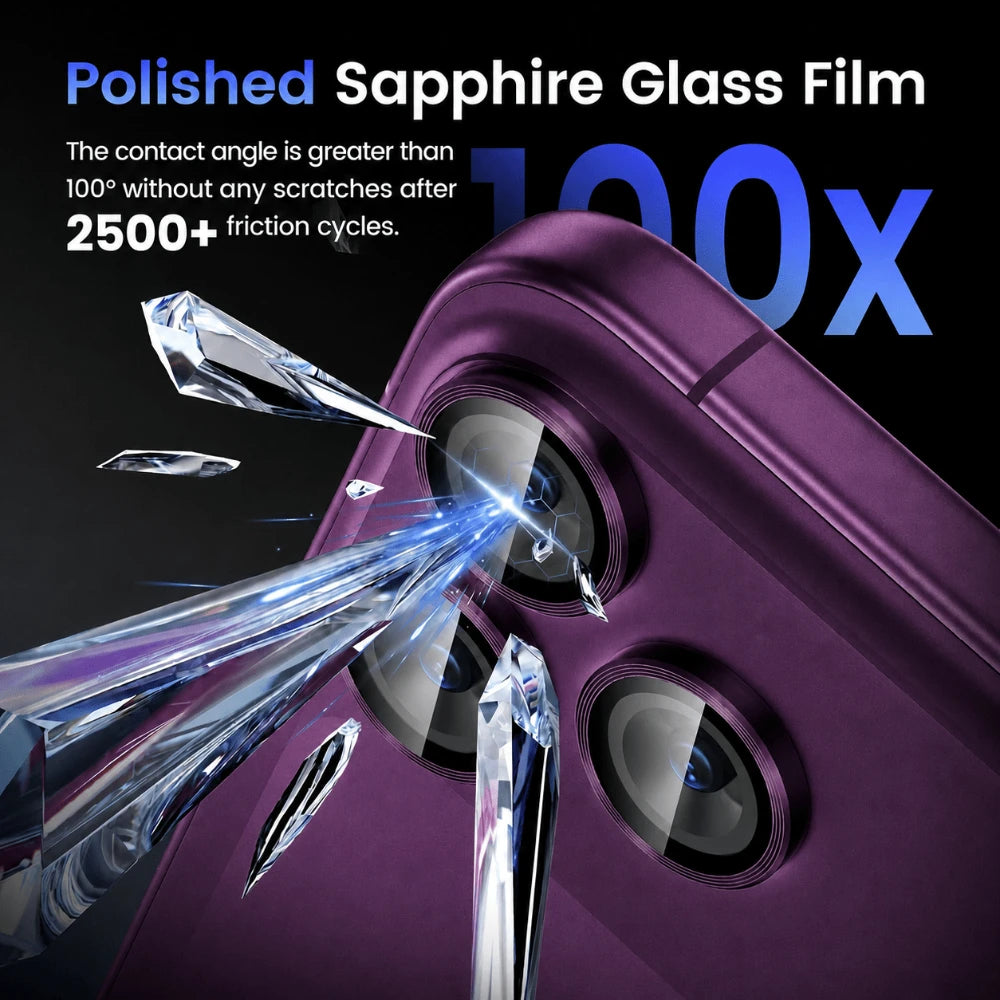 NNBILI 2pcs Camera Lens Protector for iPhone 18 Pro Max 17 Pro Max 18,Durable Metal Camera Cover,Full Coverage Lens Protection